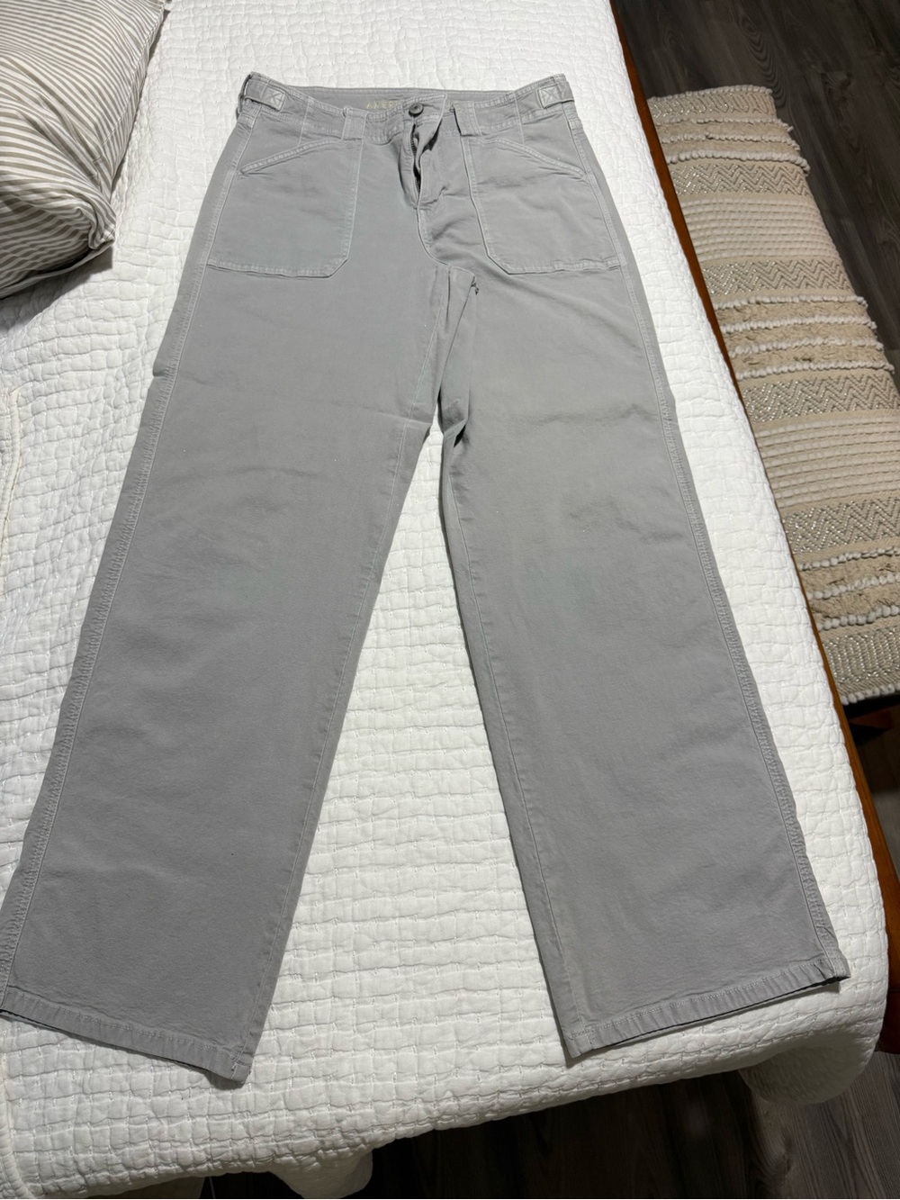 American Eagle Stovepipe - Light Gray Size 8L